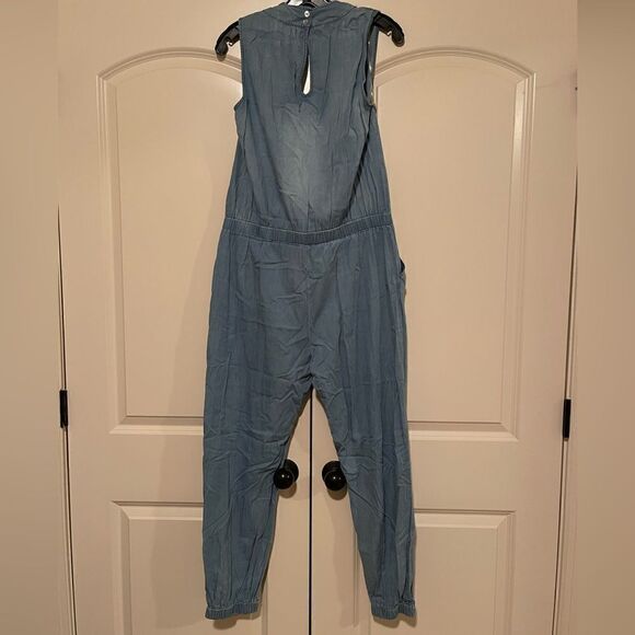 NWOT Denim Jumpsuit - Picture 7 of 8